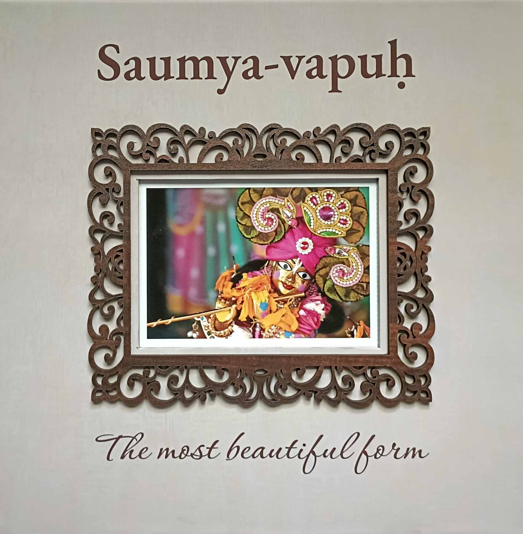 Coffee table book printing with laser-cut wood frame cover, custom publishing Delhi NCR